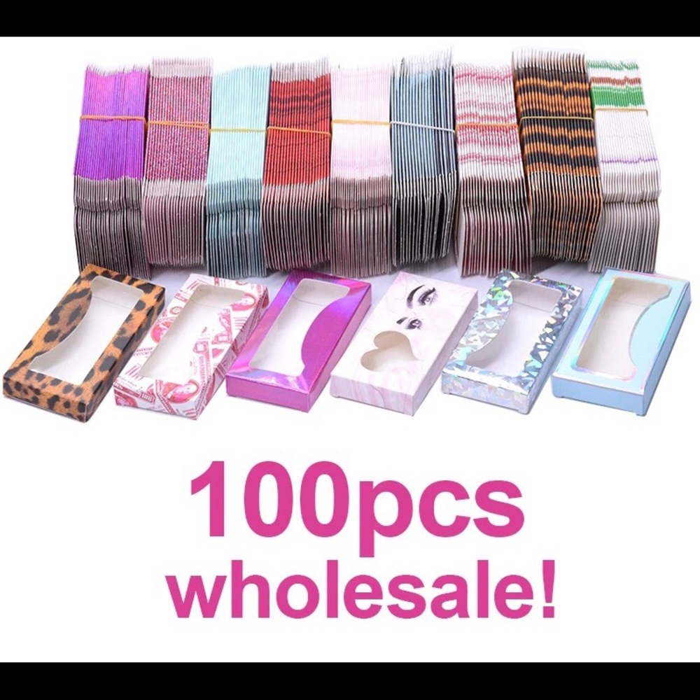 Lashes packaging wholesale,lashes box 100pcs